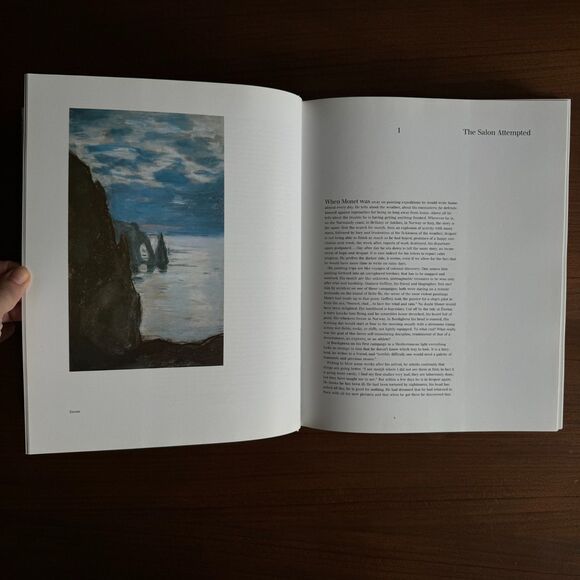 Vintage 1980s Hardcover Coffee Table Book Monet Art Design Book - Picture 12 of 16